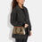 Mini sac fourre-tout Darcie en toile Signature Colorblock