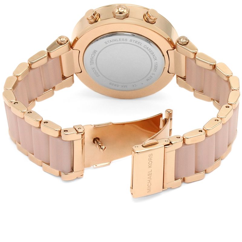 Montre Chronographe Femme Michael Kors Parker Rose Gold MK5896