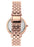 Montre femme ronde analogique à cadran blanc MK4517