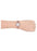 Montre femme ronde analogique à cadran blanc MK4517