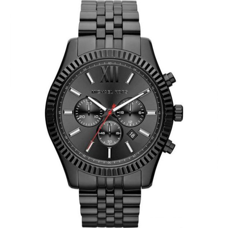 Montre Chronographe Homme Michael Kors All Black Lexington MK8320