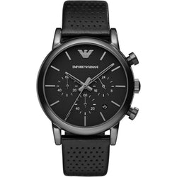 Montre Homme  Emporio Armani cuir noir - AR1737