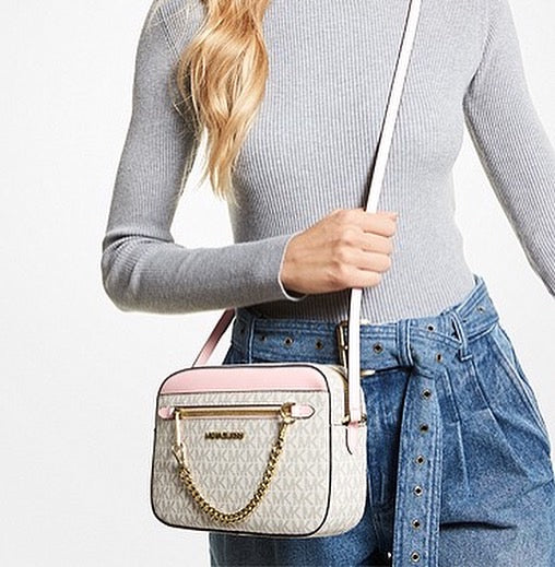 Sac Michael Kors pour femme rose vanilla Crossbody